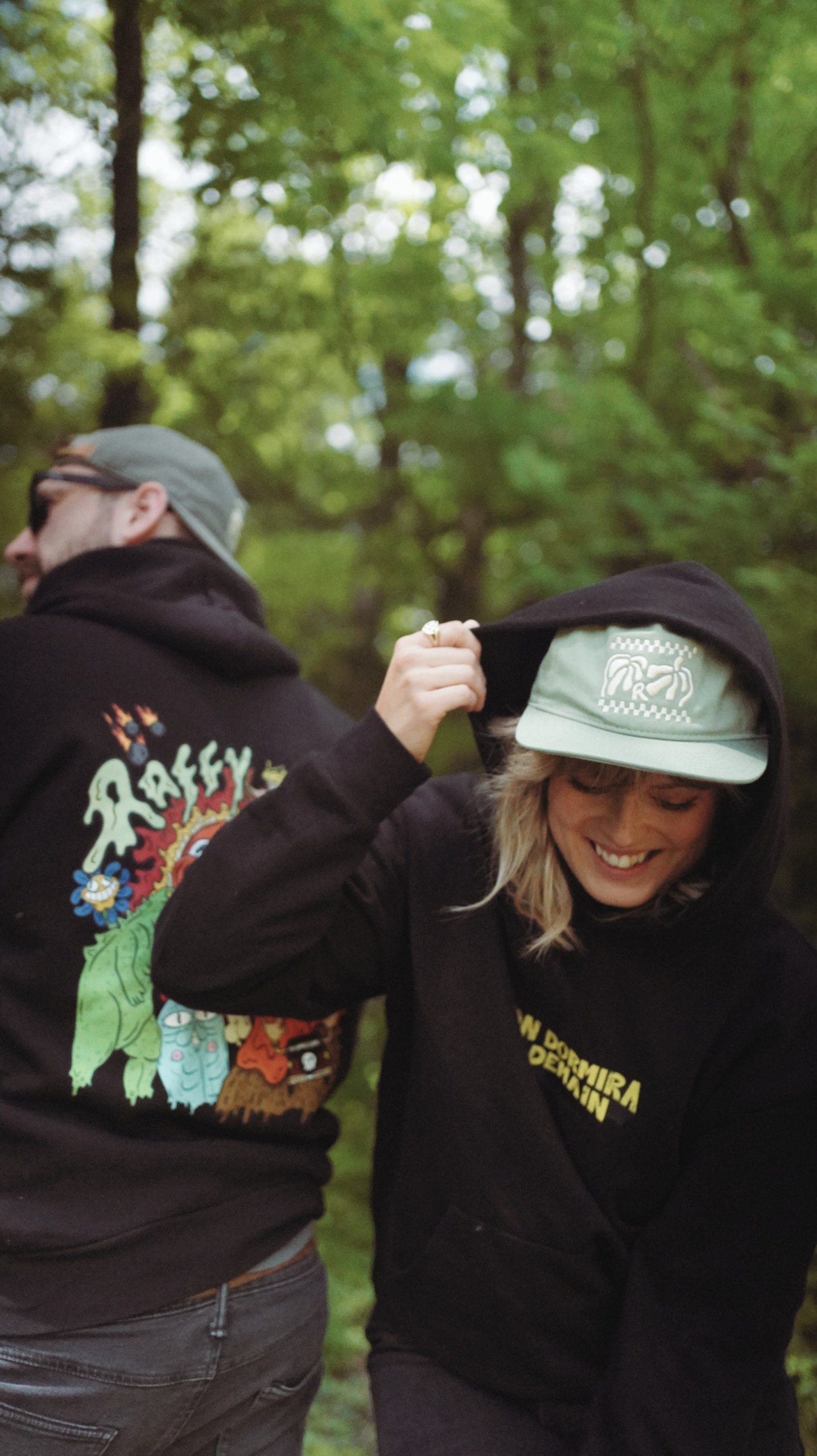 Hoodie "On dormira demain" Noir – Image 2