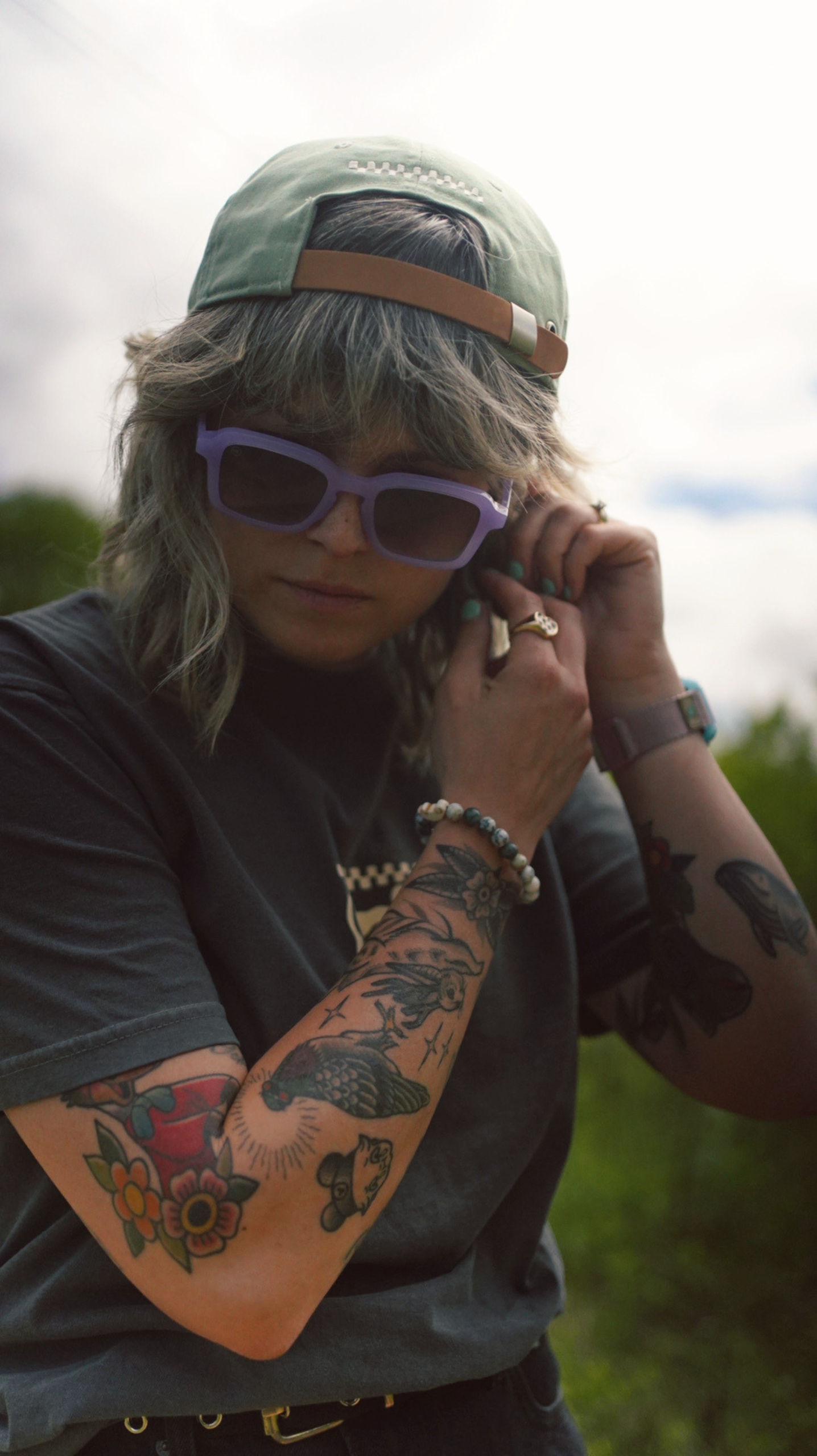 Casquette "Raffy" dessinée à la main – Image 3
