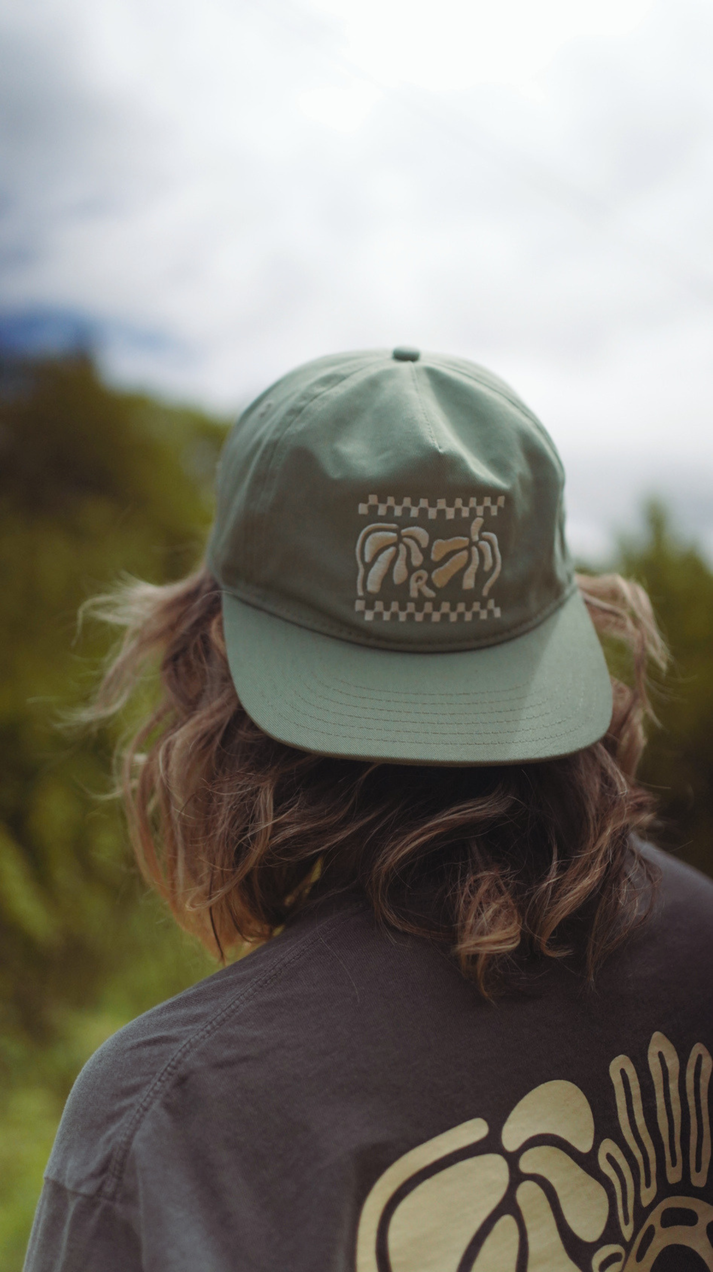 Casquette "Raffy" dessinée à la main