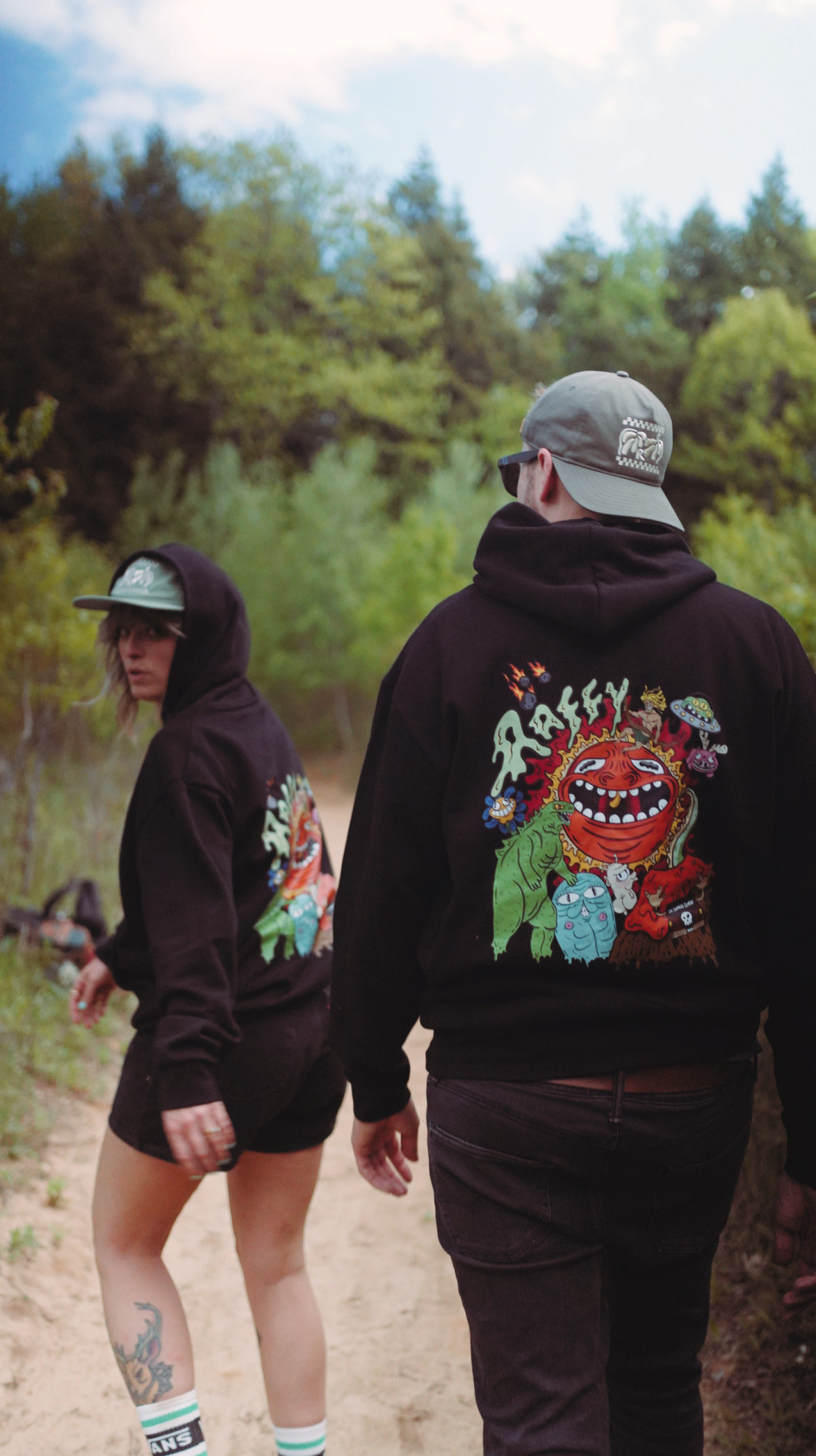 Hoodie "On dormira demain" Noir – Image 4
